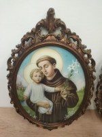 2 Religieuze afbeeldingen, made in Italie (2)